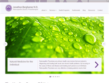 Tablet Screenshot of drberghamer.com